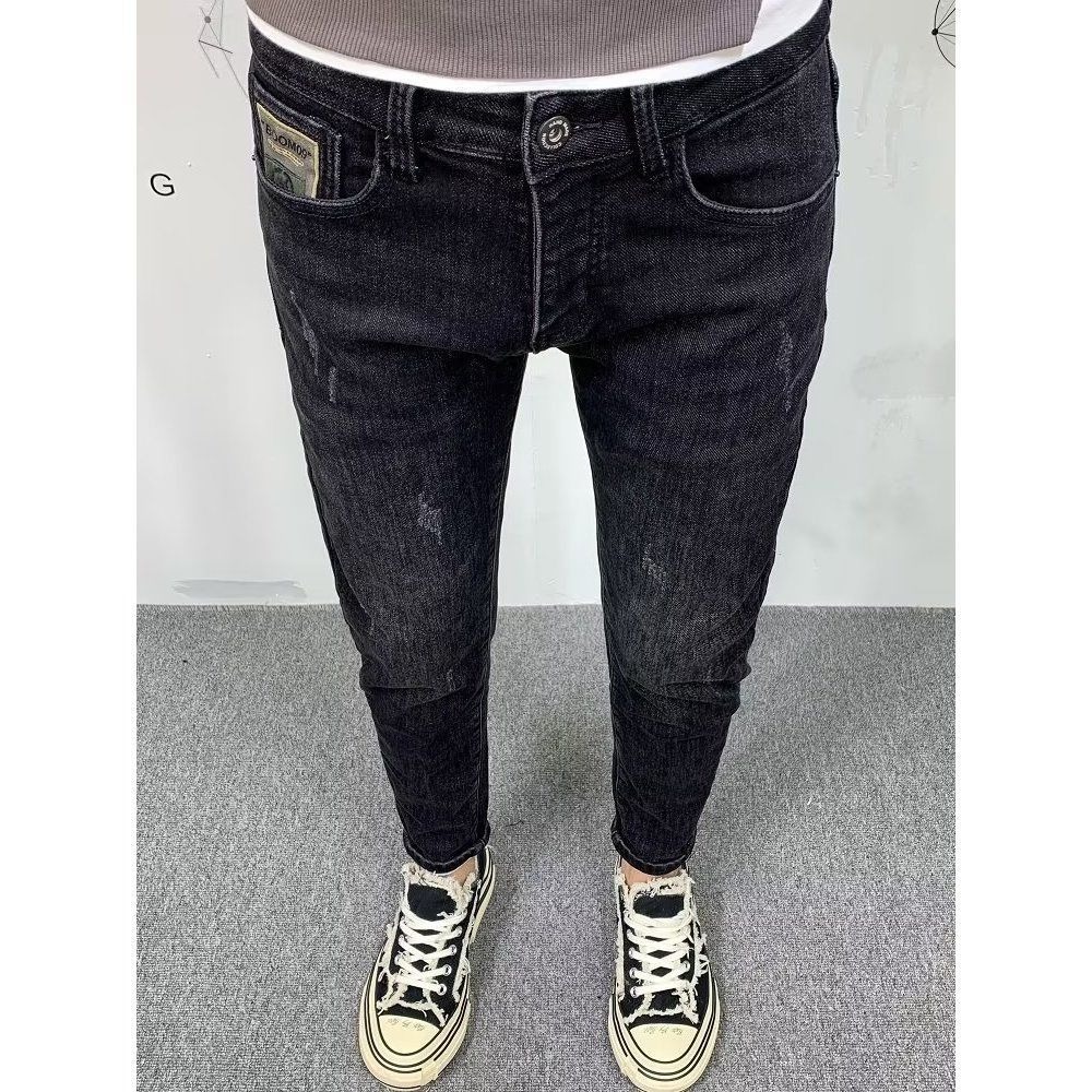 Streetwear Brand Denim - New Fashion Spring Autumn Men's Slim