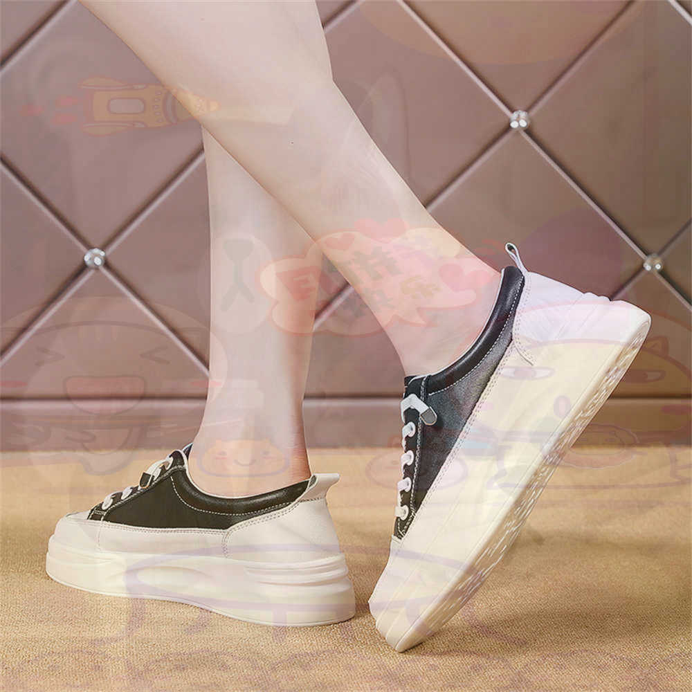 Streetwear Brand Name - Lace-up Chunky Loafers Woman Skateboarding Sports