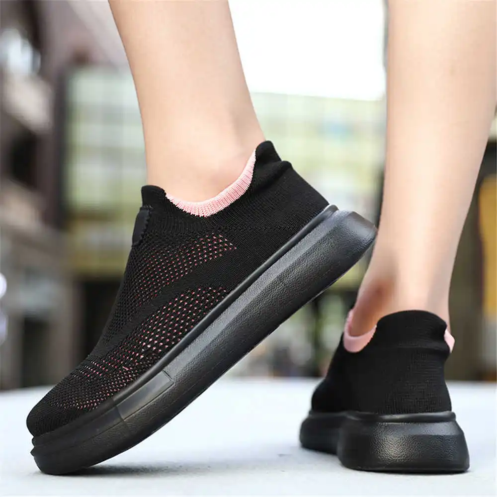 Streetwear Brand Name - Platform Stockings Brown Shoes For Woman