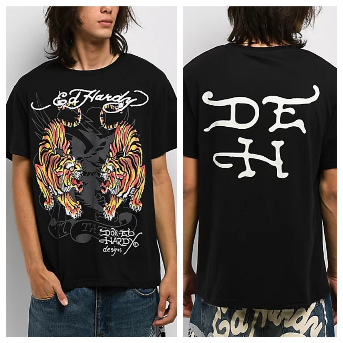 Tigers Ed Tattoo Art Street Tr - огляд і ціна Streetwear Brand Graphics