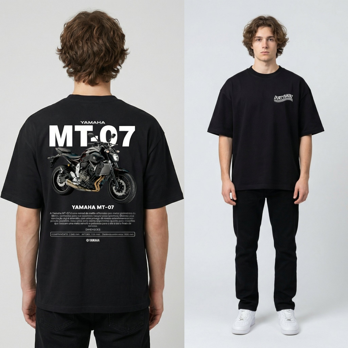 Yamaha MT-07 Naked Bike Style  - огляд і ціна Streetwear Brand Graphics
