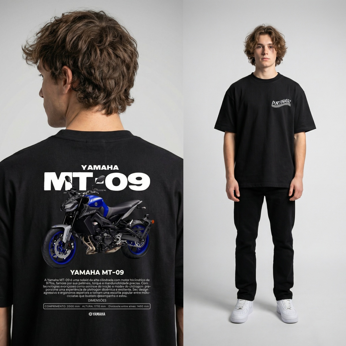 Yamaha MT-07 Naked Bike Style  - огляд і ціна Streetwear Brand Graphics