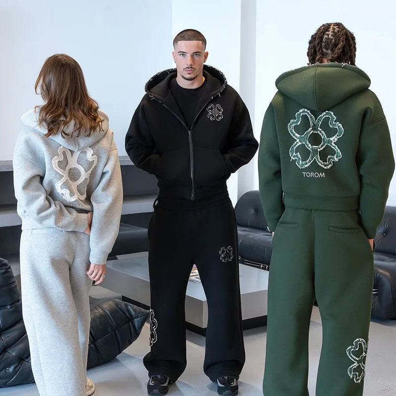 Spring Autumn Oversized 4 Leaf - огляд і ціна Streetwear Brand Y2K