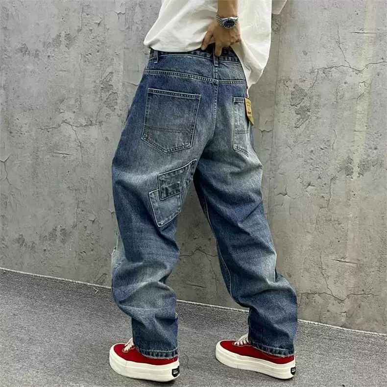 Brand Splicing Jeans Autumn Fa - огляд і ціна Streetwear Brand Denim