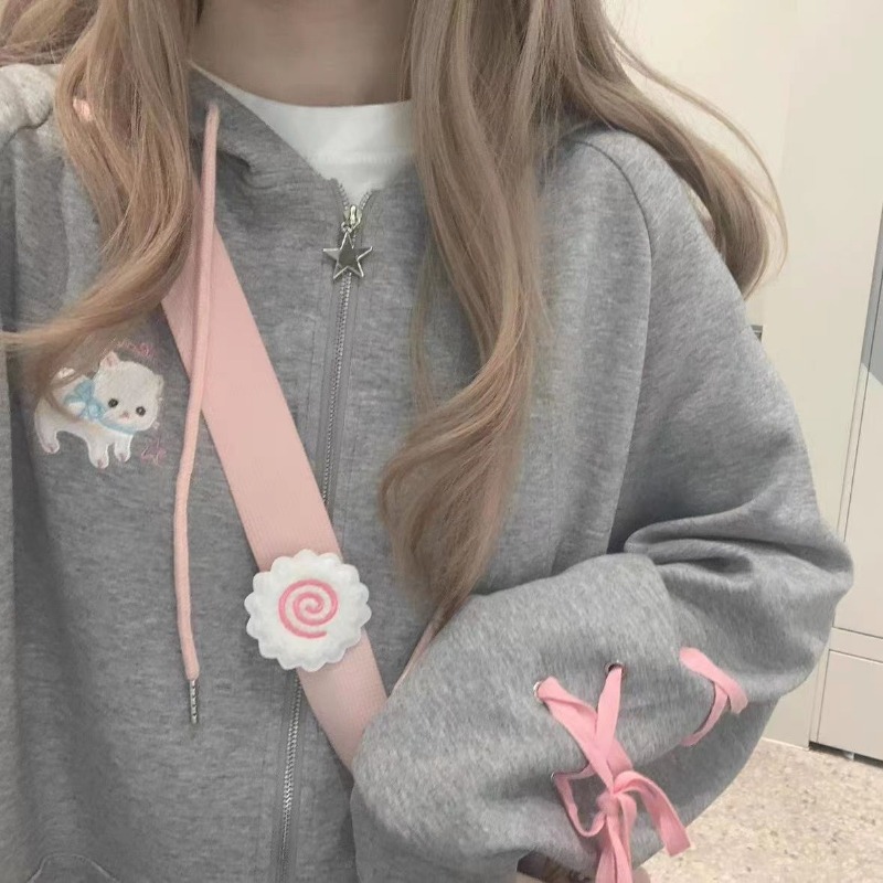 Y2k Women's Hoodie Jacket Cute - огляд і ціна Streetwear Brand Y2K