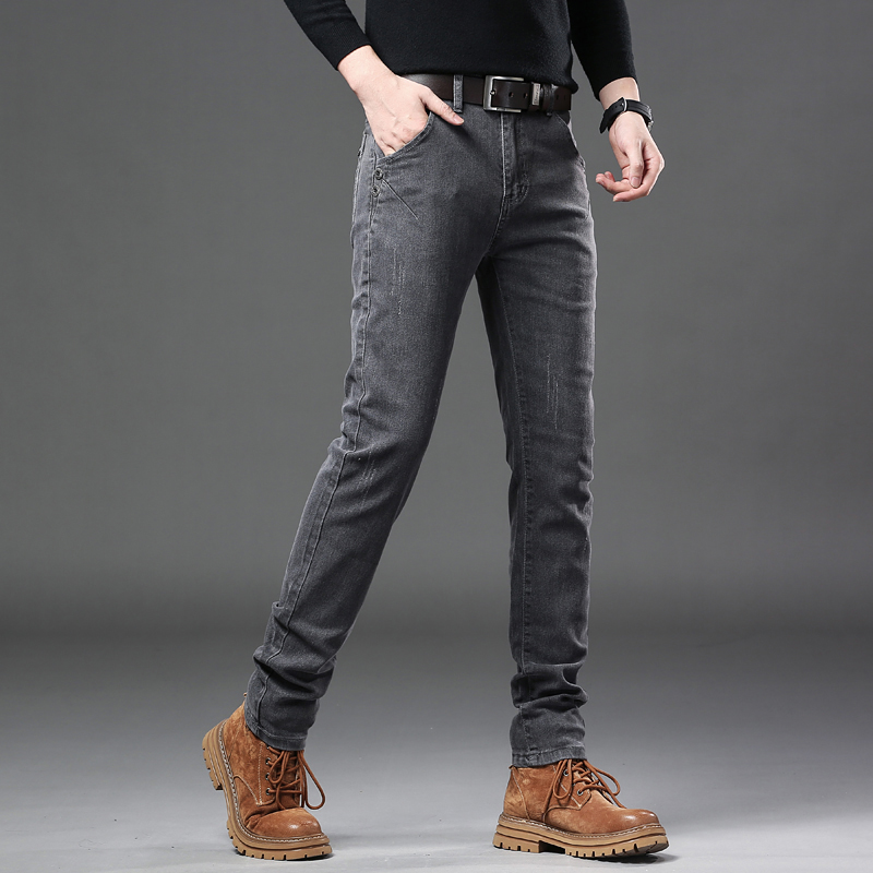 New Pure Gray Korean Slim Jean - огляд і ціна Streetwear Brand Denim