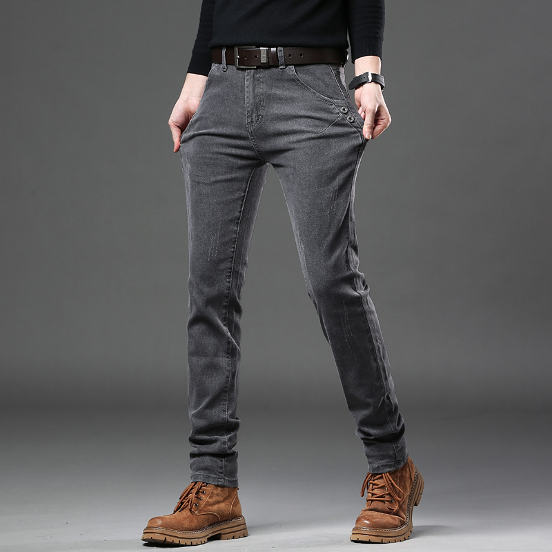 New Pure Gray Korean Slim Jean - огляд і ціна Streetwear Brand Denim
