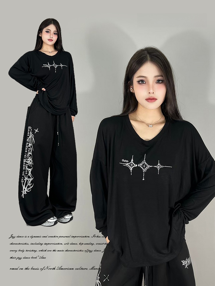 Loose Long Sleeve Jazz Dance S - огляд і ціна Streetwear Brand With A Logo