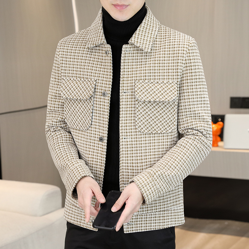 Brand Winter Plaid Woolen Jack - огляд і ціна Streetwear Brand China